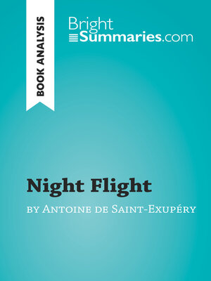 cover image of Night Flight by Antoine de Saint-Exupéry (Book Analysis)